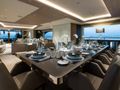 ARTISAN Benetti 63m - main deck dining area ARTISAN Benetti 63m - main deck dining area