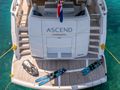 ASCEND Sunseeker 23m - aft swim platform with the water toys ASCEND Sunseeker 23m - aft swim platform with the water toys