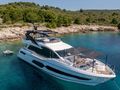 ASCEND Sunseeker 23m - anchored near an island ASCEND Sunseeker 23m - anchored near an island