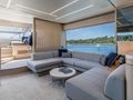 ASCEND Sunseeker 23m - main salon lounge ASCEND Sunseeker 23m - main salon lounge