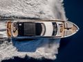 ASCEND Sunseeker 23m - top aerial shot cruising ASCEND Sunseeker 23m - top aerial shot cruising