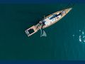 ASHLEYROSE 110 Notika Sailing Yacht Ketch 33m aerial shot