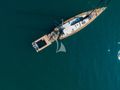 ASHLEYROSE 110 Notika Sailing Yacht Ketch 33m aerial shot