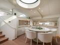 ASHLEYROSE 110 Notika Sailing Yacht Ketch 33m indoor dining area