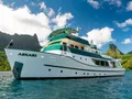 ASKARI Sermons 32m - anchored bow view ASKARI Sermons 32m - anchored bow view