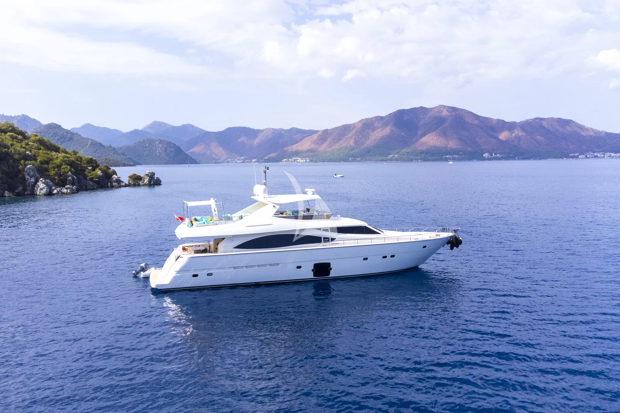 Charter Yacht ASTARTE - Ferretti 83 - 4 Cabins - Athens - Mykonos - Paros - Cyclades - Greece