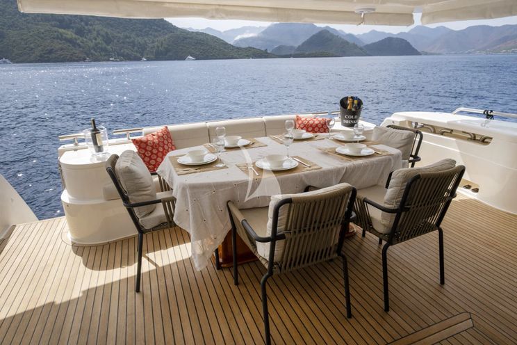 Charter Yacht ASTARTE - Ferretti 83 - 4 Cabins - Athens - Mykonos - Paros - Cyclades - Greece