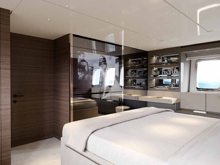 ASTRIMARE Sanlorenzo SL86 - master cabin other view ASTRIMARE Sanlorenzo SL86 - master cabin other view