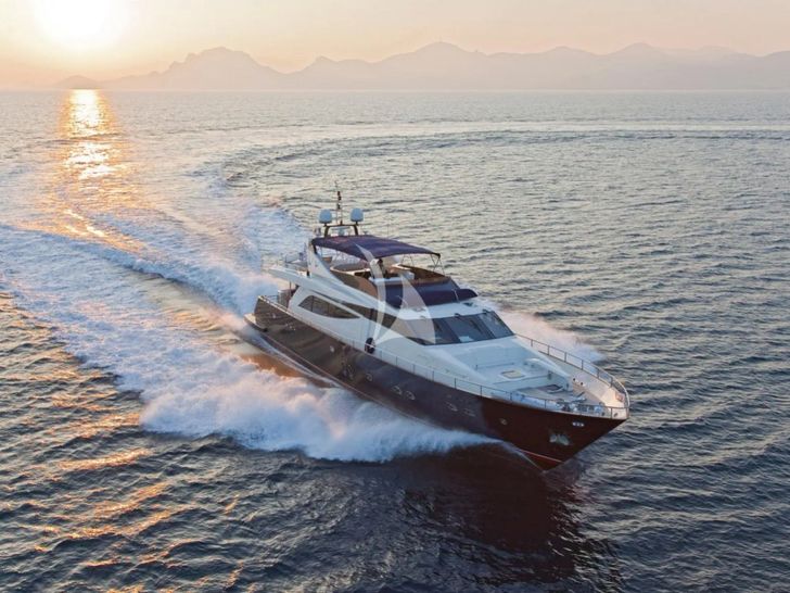 ATALANTI Guy Couach 96 - cruising under the sunset ATALANTI Guy Couach 96 - cruising under the sunset
