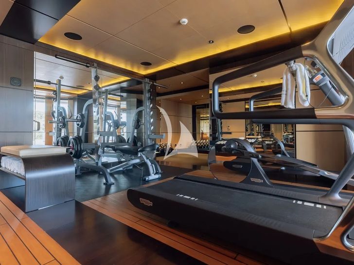 ATLAS Lurssen 74m - gym room ATLAS Lurssen 74m - gym room