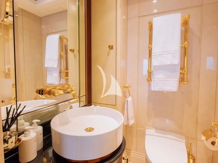 ATLAS Lurssen 74m - nanny cabin bathroom ATLAS Lurssen 74m - nanny cabin bathroom
