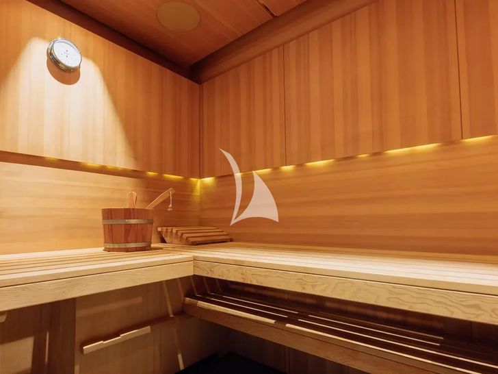ATLAS Lurssen 74m - sauna ATLAS Lurssen 74m - sauna