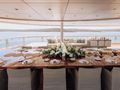 ATLAS Lurssen 74m - sky deck dining area ATLAS Lurssen 74m - sky deck dining area