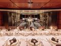 ATLAS Lurssen 74m - sky deck dining set up ATLAS Lurssen 74m - sky deck dining set up