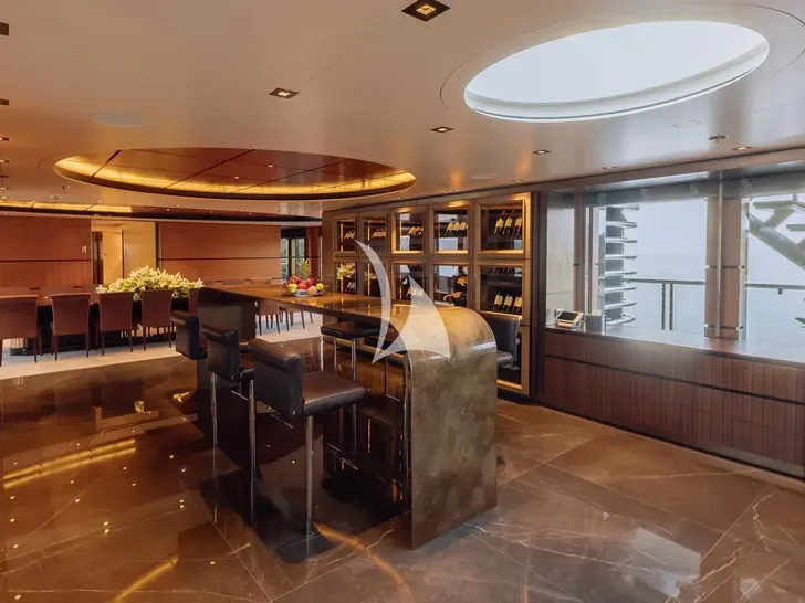 ATLAS Lurssen 74m - sky lounge bar ATLAS Lurssen 74m - sky lounge bar