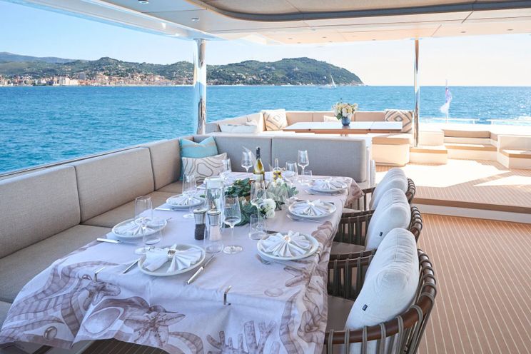 Charter Yacht ATRAVERSIA - VisionF E-Cat 80 - 4 Cabins - Cannes - St Tropez - Nice - Antibes - French Riviera
