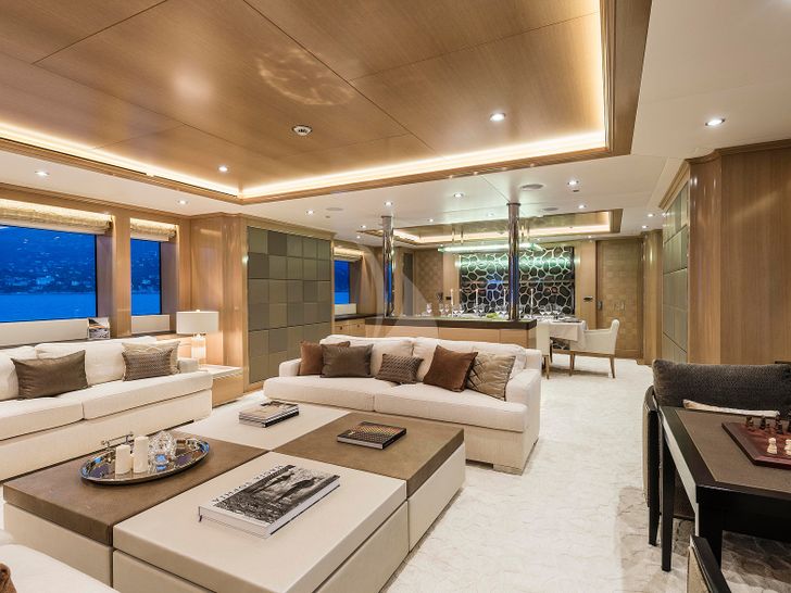 AUDACES - Sunrise Yacht 147,saloon wide shot AUDACES - Sunrise Yacht 147,saloon wide shot
