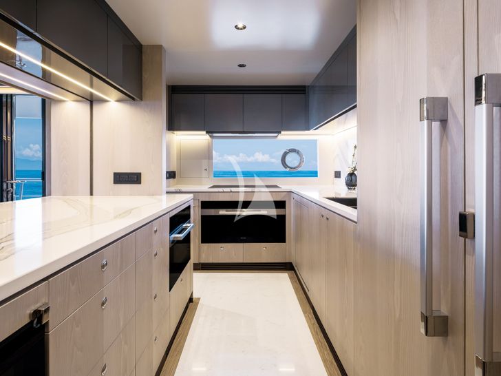 AURA Horizon 90 galley AURA Horizon 90 galley