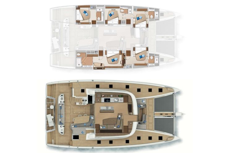 Layout for AURA Lagoon 65 - layout