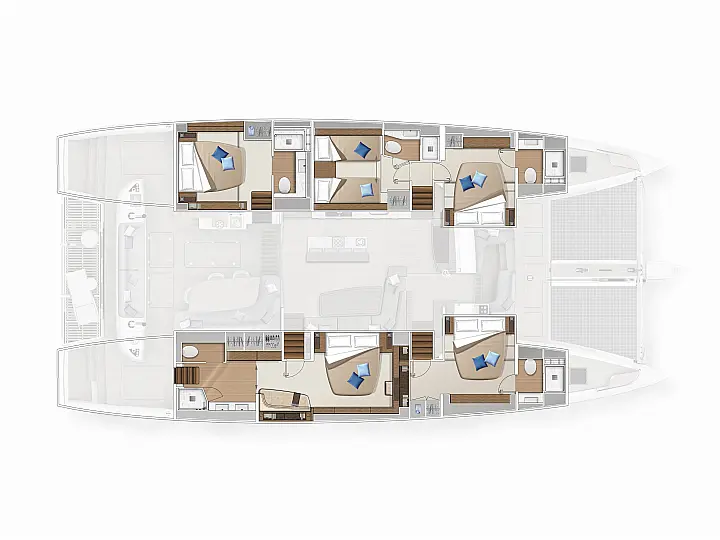AURA Lagoon Sixty 5 - layout
