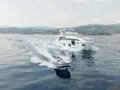 AURA Azimut Grande 27m - cruising with the tender AURA Azimut Grande 27m - cruising with the tender