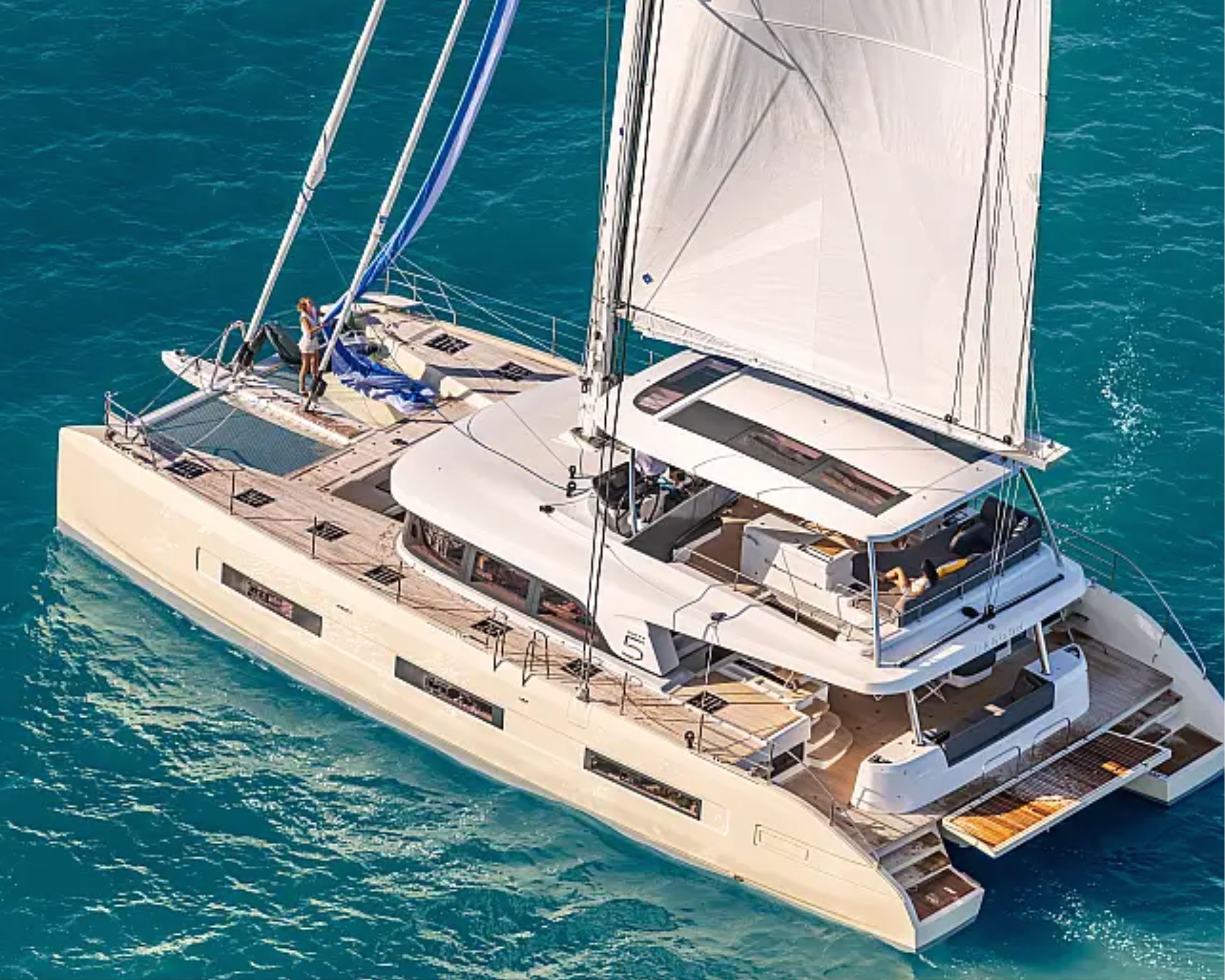 AURA - Lagoon Sixty 5 - 5 Cabins - Olbia - Porto Cervo - La Maddalena - Sardinia - Italy