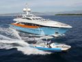 AURELIA Heesen 3700 - with the tender AURELIA Heesen 3700 - with the tender