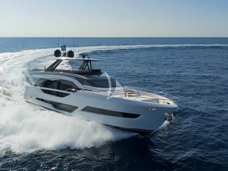 AURORE Ferretti 800 - cruising profile AURORE Ferretti 800 - cruising profile