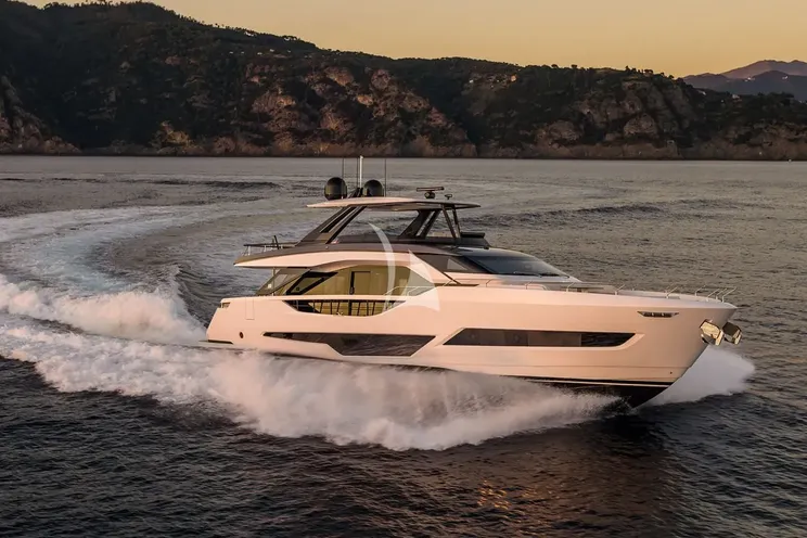 Charter Yacht AURORE - Ferretti 800 - 4 Cabins - Antibes - Cannes - Nice - St Tropez - French Riviera