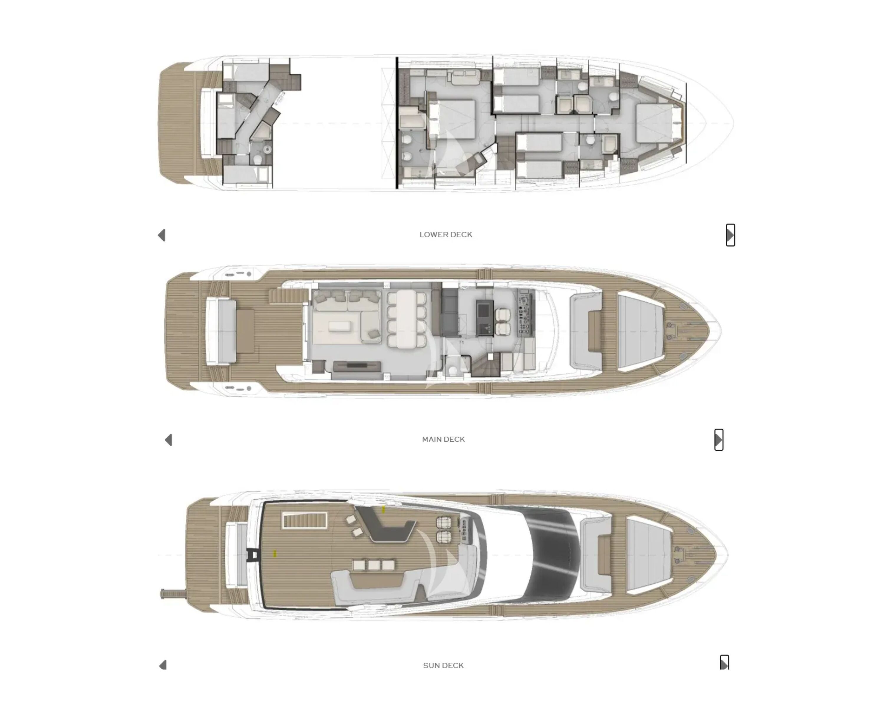 AURORE Ferretti 800 - layout