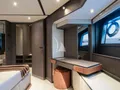 AURORE Ferretti 800 - master cabin vanity area AURORE Ferretti 800 - master cabin vanity area