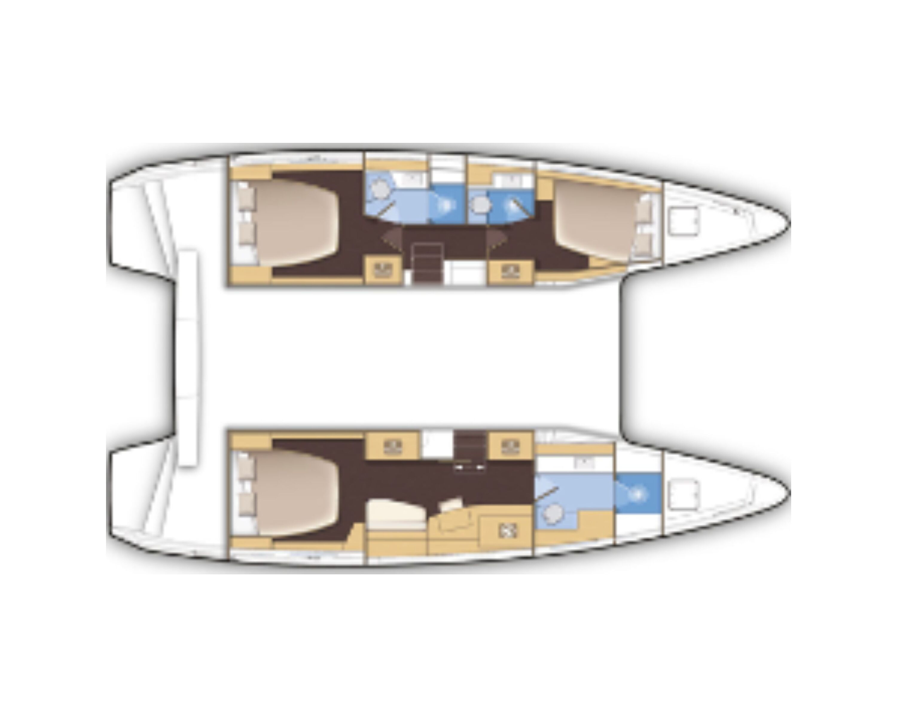 Layout for AVENTURA Lagoon 42 - layout
