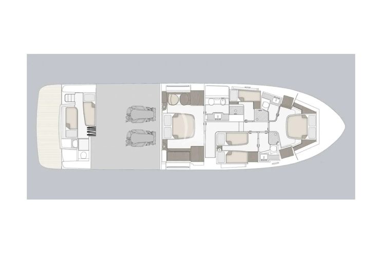 Layout for AZIMUT MAGELLANO 66 NEW - layout