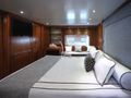 AZUR Terranova Explorer 20m - master cabin bed and TV AZUR Terranova Explorer 20m - master cabin bed and TV