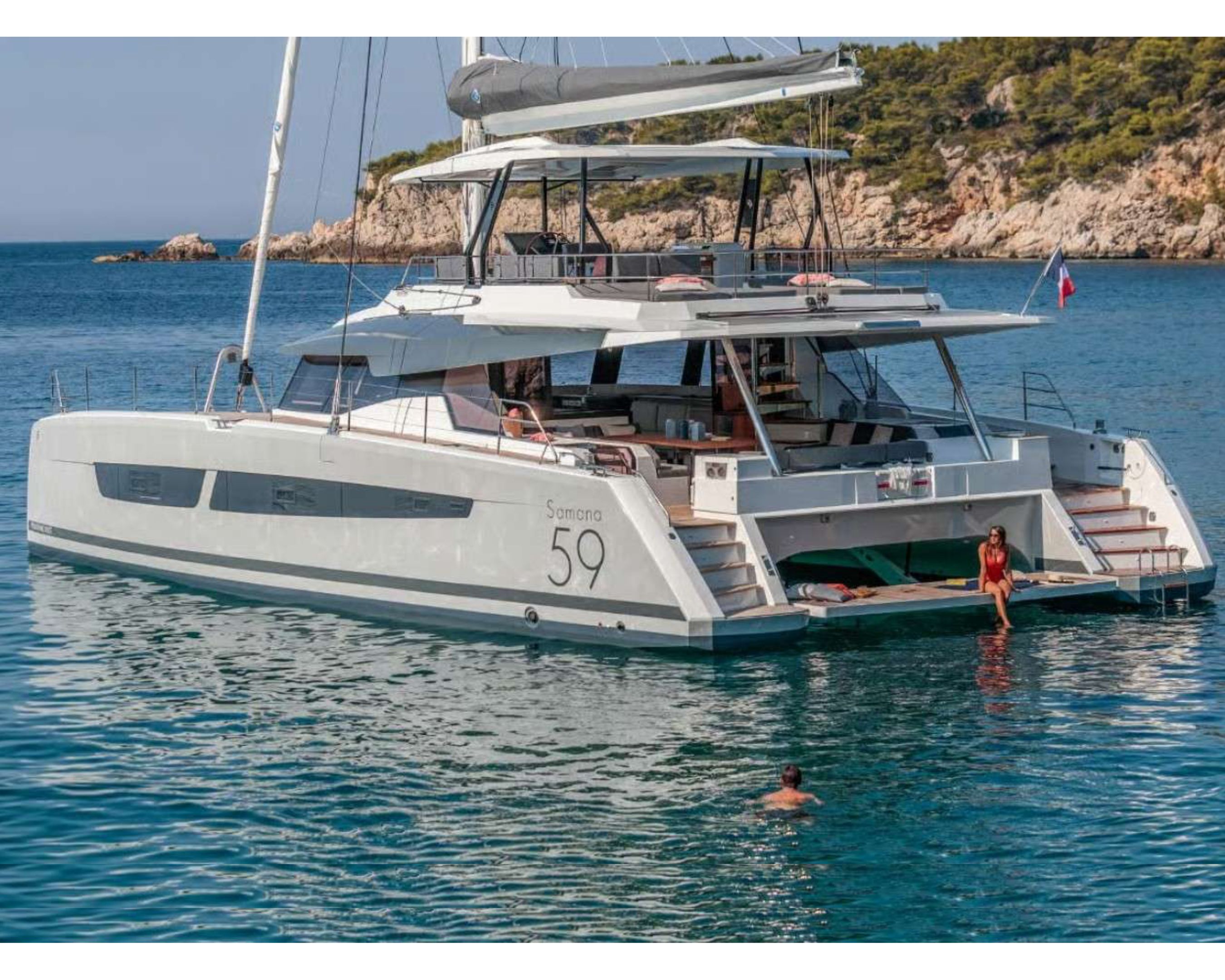 AZURE - Fountaine Pajot Samana 59 - 5 Cabins - Lefkas - Preveza - Kefalonia - Corfu - Ionian Islands - Greece
