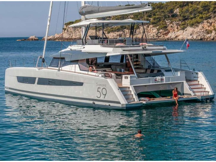 AZURE Fountaine Pajot Samana 59 - profile AZURE Fountaine Pajot Samana 59 - profile