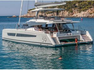 AZURE - Fountaine Pajot Samana 59 - 5 Cabins - Lefkas - Preveza - Kefalonia - Corfu - Ionian Islands - Greece AZURE - Fountaine Pajot Samana 59 - 5 Cabins - Lefkas - Preveza - Kefalonia - Corfu - Ionian Islands - Greece