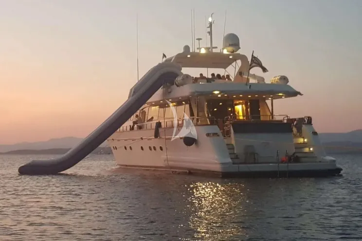 Charter Yacht AZURE ONE - Falcon 30m - 5 Cabins - Athens - Mykonos - Paros - Cyclades - Greece