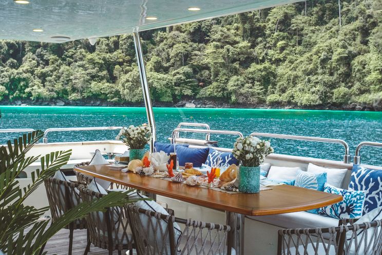 Charter Yacht FOR YOUR EYES ONLY - Astondoa 102 GLX - 4 Cabins - Phuket - Phang Nga Bay - Phi Phi Islands - Similan Islands - Thailand