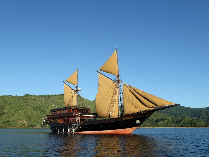 ALILA PURNAMA Phinisi Sailing Yacht 46m - profile ALILA PURNAMA Phinisi Sailing Yacht 46m - profile