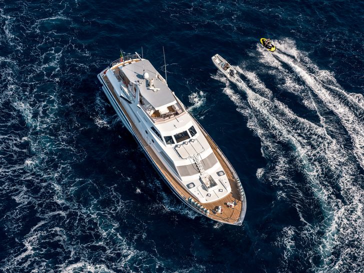 ANTISAN Alalunga 33m - aerial shot ANTISAN Alalunga 33m - aerial shot