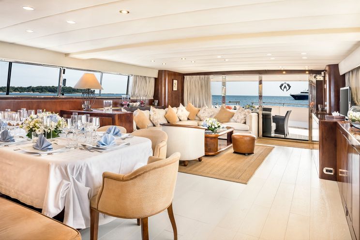 Charter Yacht ANTISAN - Alalunga 33m - 5 Cabins - Cannes - Nice - Antibes - St Tropez - French Riviera - Monaco