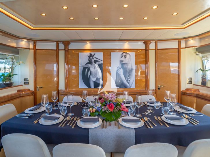 B3 Astondoa 90 Dining Interior B3 Astondoa 90 Dining Interior