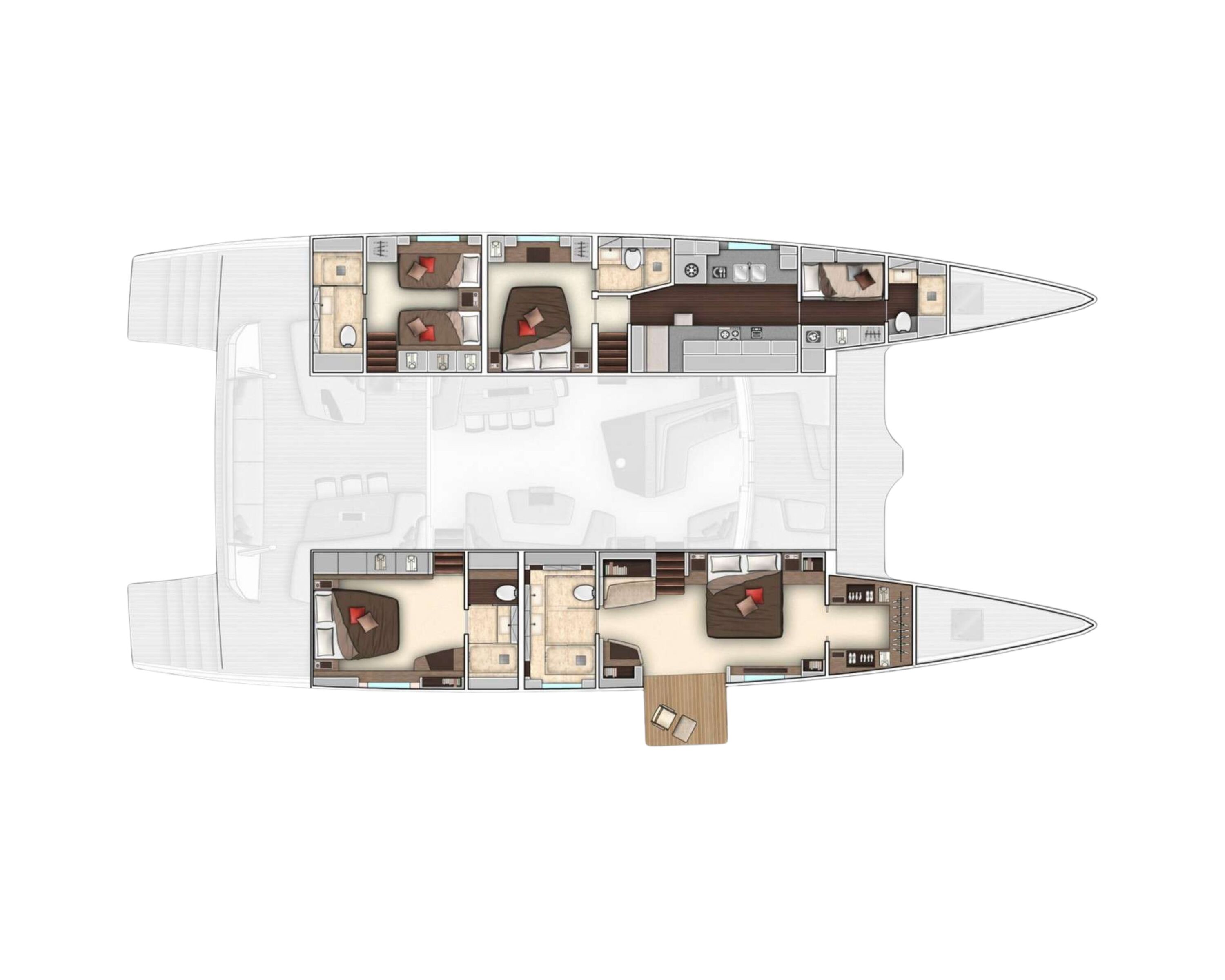 Layout for BABAC Lagoon Seventy 7 - layout