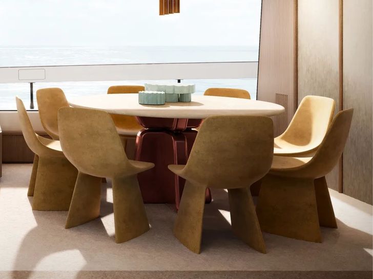 BALANCE Azimut 82 Fly - dining area BALANCE Azimut 82 Fly - dining area