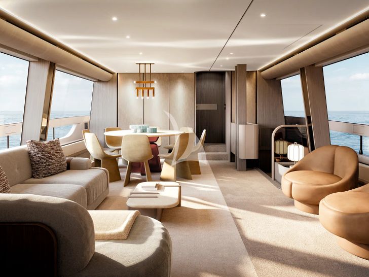 BALANCE Azimut 82 Fly - main saloon BALANCE Azimut 82 Fly - main saloon