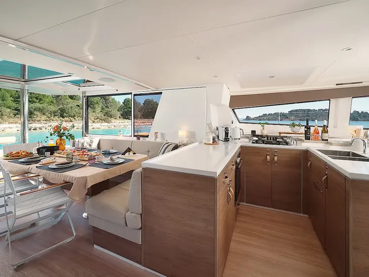 JOZA Bali 5.4 - galley and dining area JOZA Bali 5.4 - galley and dining area