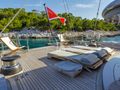 BARACUDA VALETTA Perini Navi Sailing Yacht 50m - aft bronzing area BARACUDA VALETTA Perini Navi Sailing Yacht 50m - aft bronzing area