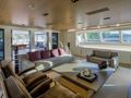 BARACUDA VALETTA Perini Navi Sailing Yacht 50m - saloon seating BARACUDA VALETTA Perini Navi Sailing Yacht 50m - saloon seating