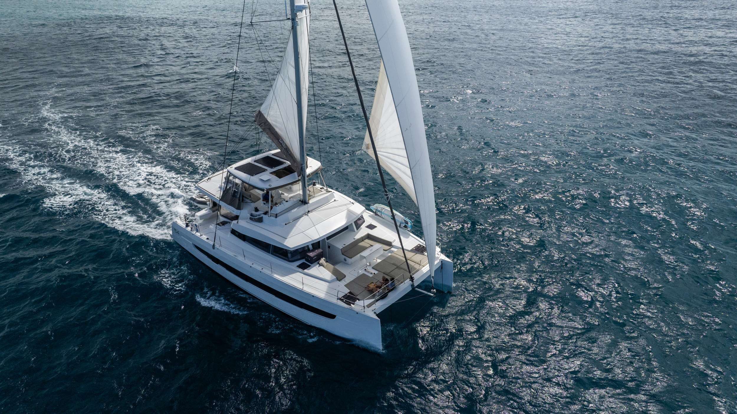 BAYMANHI Bali 5.4 - sailing aerial shot